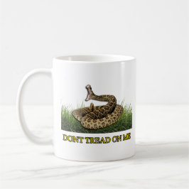 Taza De Café Bandera moderna de Gadsden Fuzzy Express®
