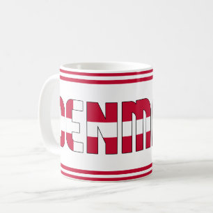 Taza De Café Bandera Nacional de Dinamarca Café Patriótico