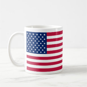 Taza De Café Bandera Nacional de EE.UU. Patriótica América Café