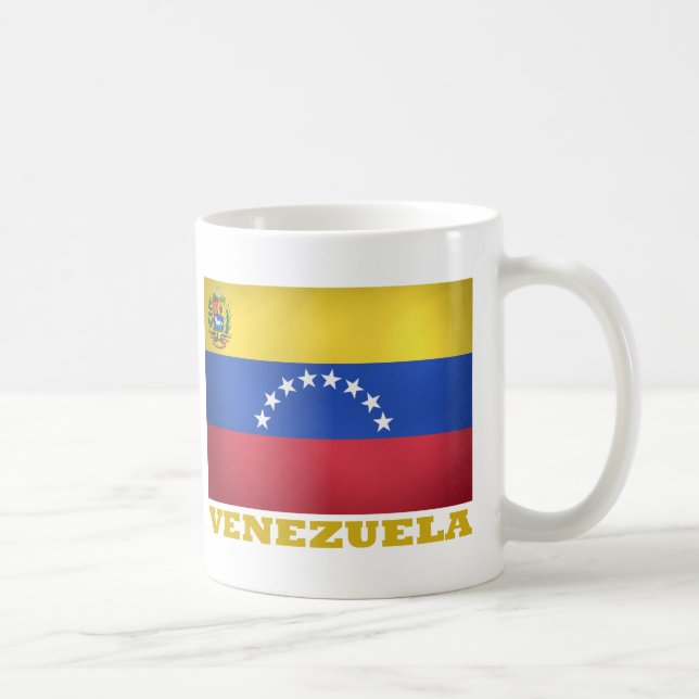 Taza De Café Bandera Nacional de Venezuela (Derecha)