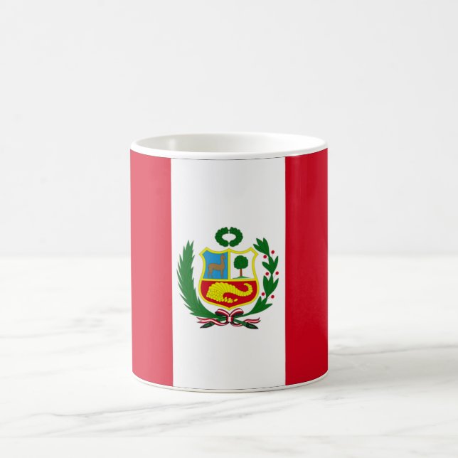 Taza De Café Bandera Nacional del Perú (Centro)
