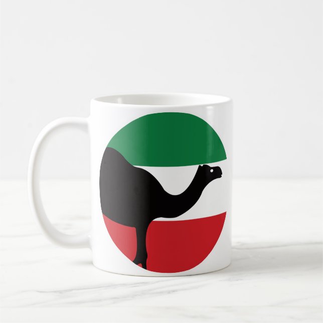Taza De Café Bandera nacional kuwaití para animales (Izquierda)