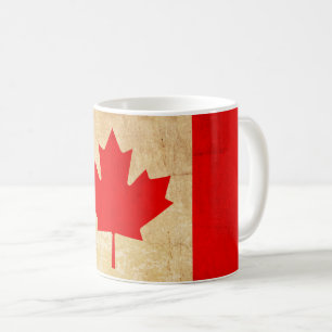 Taza De Café Bandera nacional patriótica vintage original de CA