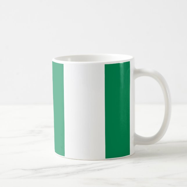 Taza De Café Bandera Nigeriana Orgullo Mug (Derecha)