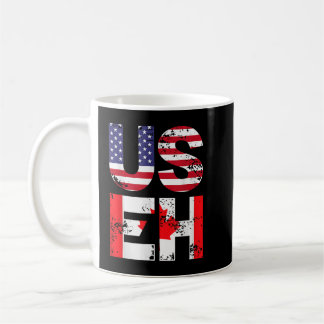 Taza De Café Bandera norteamericana de Canadá de Estados Unidos