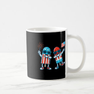 Taza De Café Bandera Norteamericana Popsicle 4 De Julio