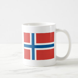 Taza De Café Bandera noruega