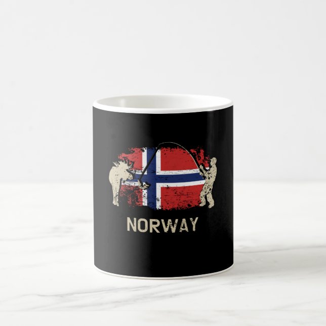 Taza De Café Bandera noruega (Centro)