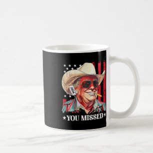 Taza De Café Bandera Occidental Trump Vaquero Te Perdiste Trump