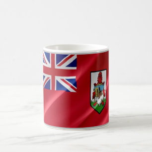 Taza De Café Bandera ondeando - Bermudas -