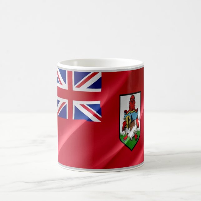 Taza De Café Bandera ondeando - Bermudas - (Centro)