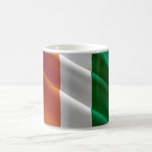 Taza De Café Bandera ondeando - Costa de Marfil -