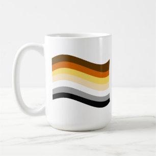 Taza De Café Bandera Ondulada Orgullo de Oso