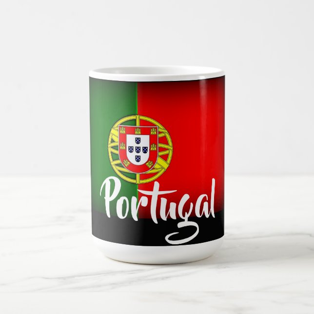 Taza De Café Bandera oscura de Portugal (Centro)