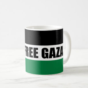 Taza De Café Bandera palestina, Salven Gaza, liberen Gaza