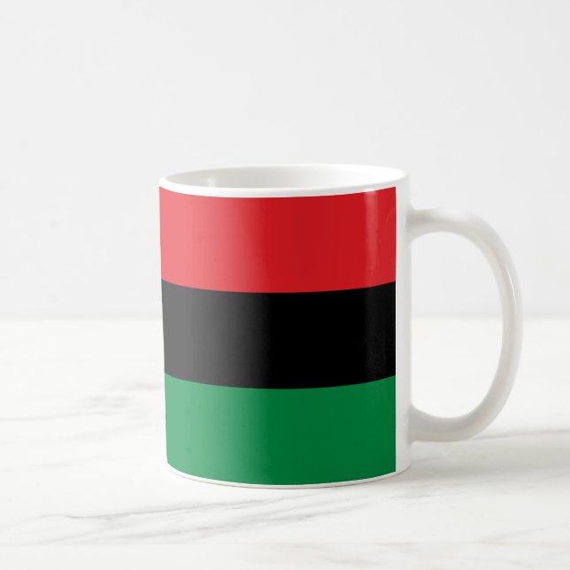 Taza De Café Bandera Panafricana de la UNIA (Derecha)