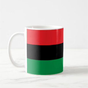 Taza De Café bandera panafricana, historia negra afroamericana