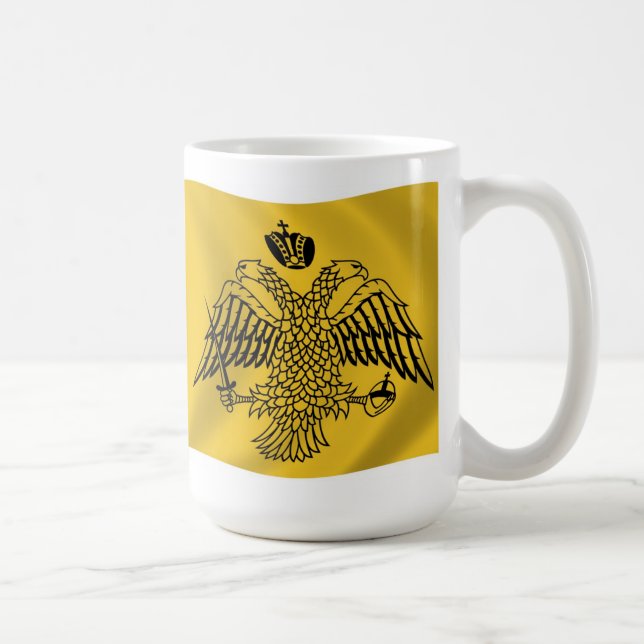 Taza De Café Bandera Patriarca Ecuménica Mug (Derecha)
