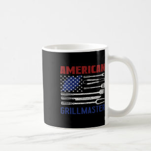 Taza De Café Bandera Patriótica Americana Grill Byrbeque Master
