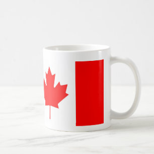 Taza De Café Bandera patriótica canadiense