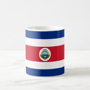 Taza De Café Bandera Patriótica de Costa Rica