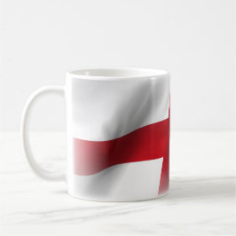 Taza De Café Bandera Patriótica de San Jorge