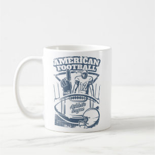 Taza De Café Bandera Patriótica Estadounidense de Béisbol Dad 2