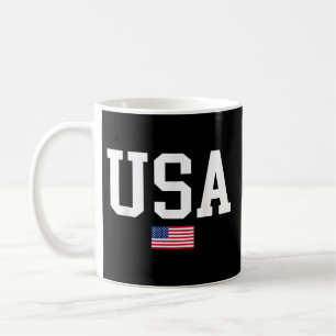 Taza De Café Bandera Patriótica Estadounidense Para Hombres Niñ