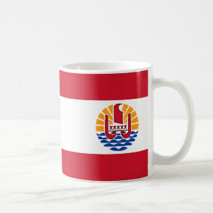 Taza De Café Bandera polinesia francesa