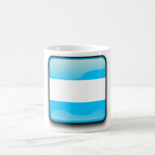 Taza De Café Bandera pulida argentina