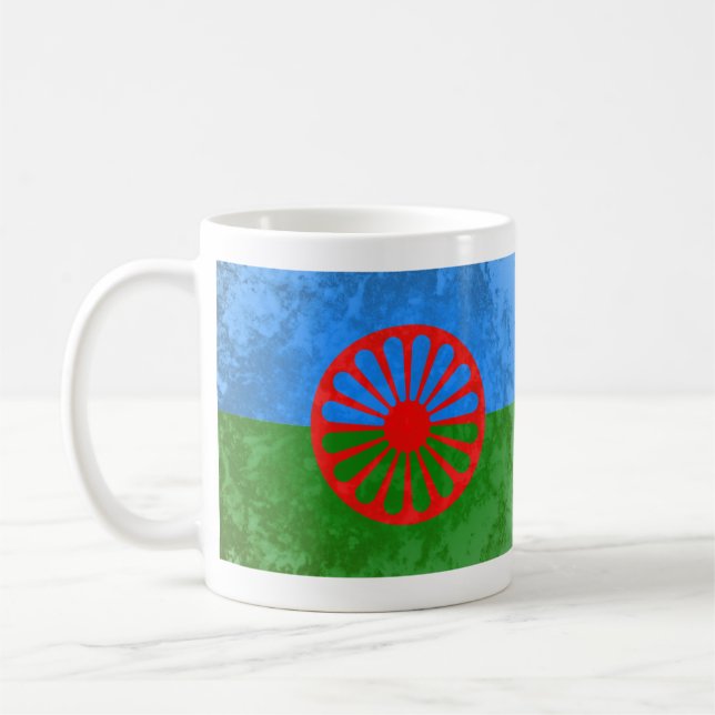 Taza De Café Bandera romaní (Izquierda)