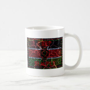 Taza De Café Bandera rota: Manténganlo simple - Resiliencia ken