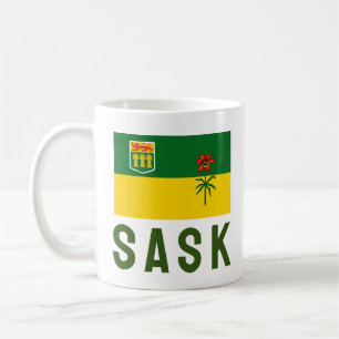Taza De Café Bandera Saskatchewan (CANADÁ)