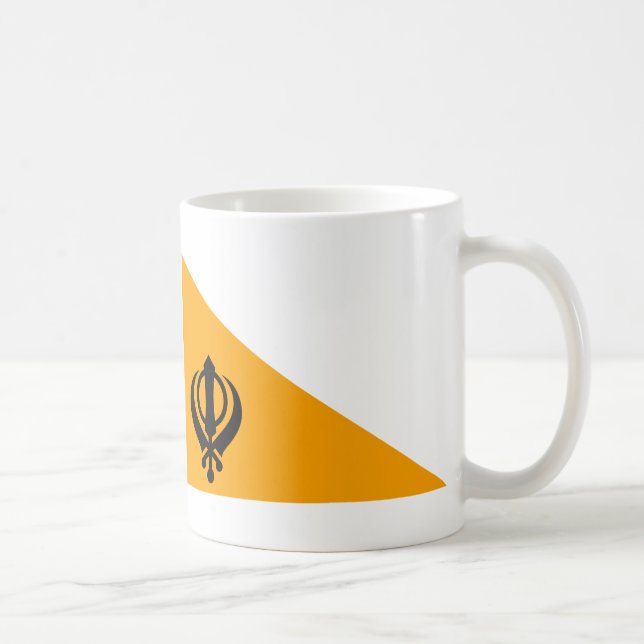 Taza De Café Bandera sikh (Derecha)