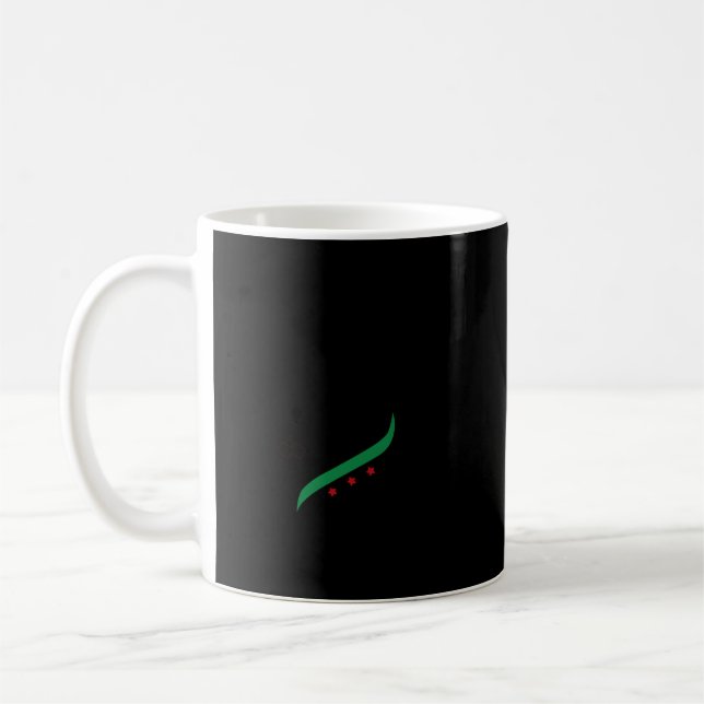 Taza De Café Bandera siria libre de bandera siria (Izquierda)