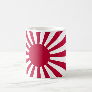 Taza De Café Bandera solar en ascenso en Japón
