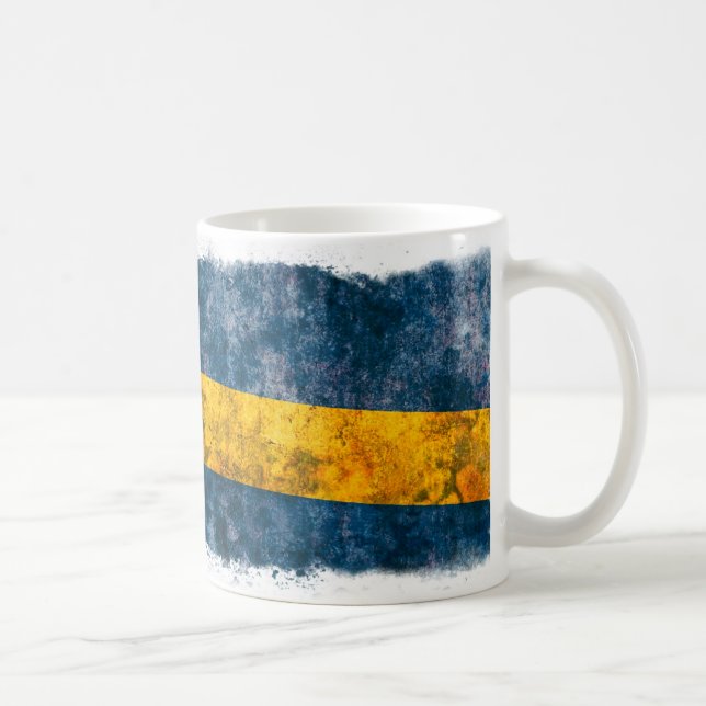 Taza De Café Bandera sueca (Derecha)