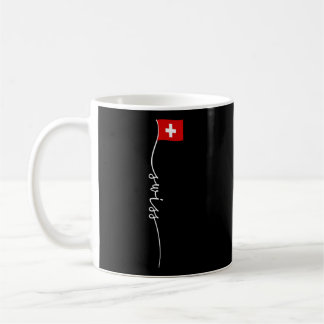 Taza De Café Bandera Suiza Firma
