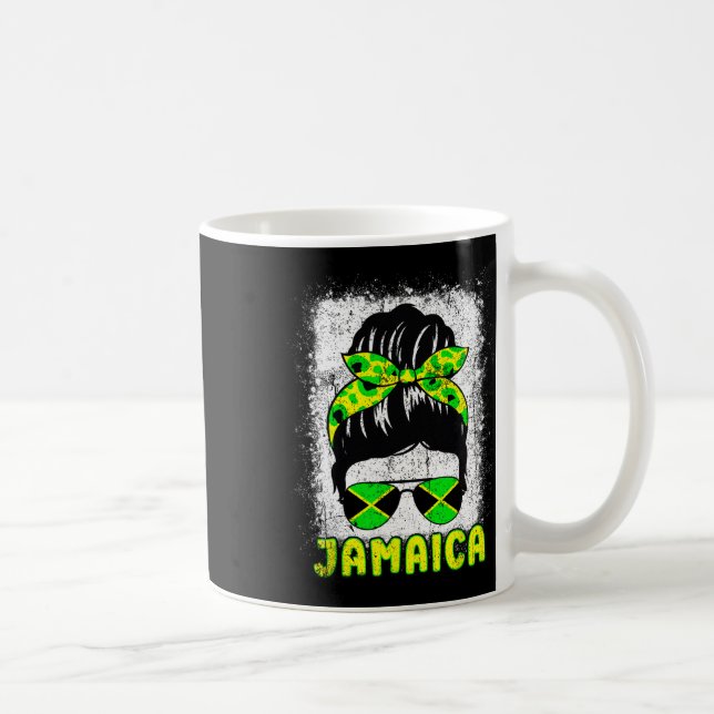 Taza De Café Bandera Sungles Black Woman Melanin Queen Afro (Derecha)
