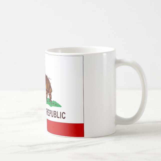 Taza De Café Bandera tardígrada de la república (Derecha)
