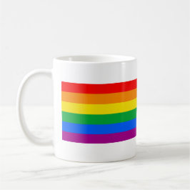 Taza De Café Bandera tradicional del Orgullo Gay