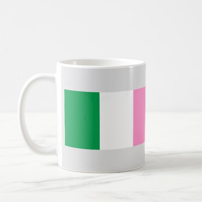 Taza De Café Bandera tricolor de Terranova (Canadá) (Izquierda)