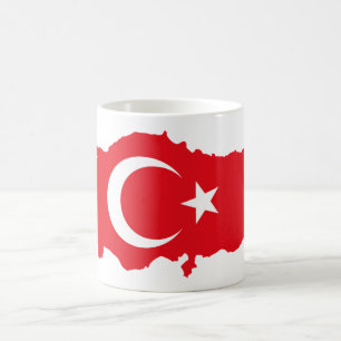 Taza De Café Bandera turca