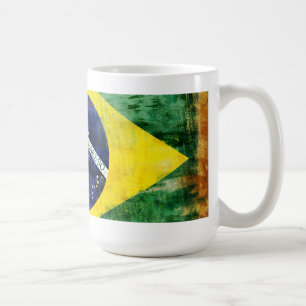 Taza De Café Bandera vieja del Brasil