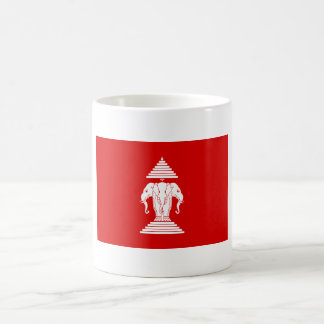Taza De Café Bandera vieja del Lao