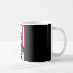 Taza De Café Bandera Vintage De Usa Trump Fafo Patriótica Retro