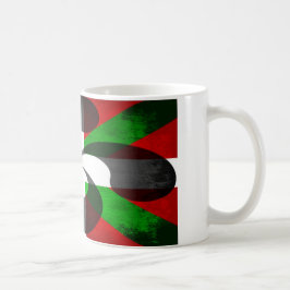 Taza De Café Bandera y cruz vascas