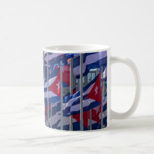 Taza De Café Banderas cubanas, La Habana, Cuba
