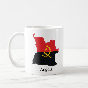 Taza De Café Banderas y países Angola