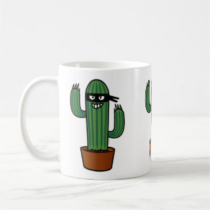 Taza De Café Bandido disimulado enmascarado ninja del bandido